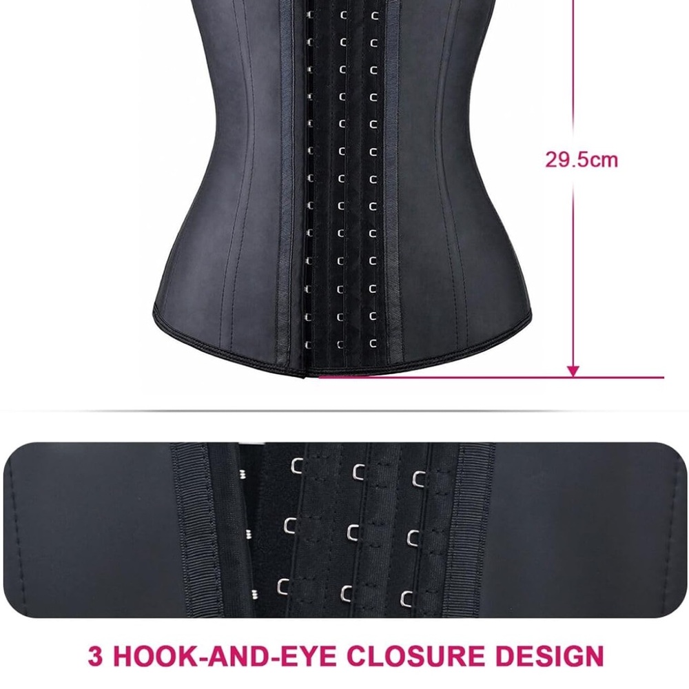 Waist Trainer Underbust Waist Cincher Corset Girdle Hourglass Body Shaper NWT XL - Picture 3 of 9